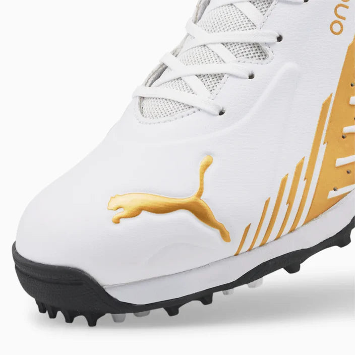 Puma one8 cricket shoes gold online