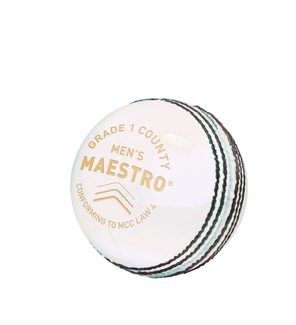 MAESTRO GRADE 1 COUNTY - MENS CRICKET BALL WHITE