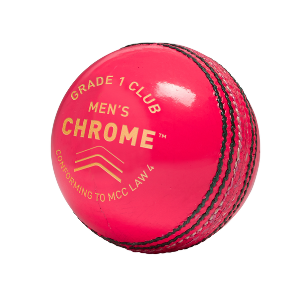 CHROME GRADE 1 CLUB - MENS CRICKET BALL PINK