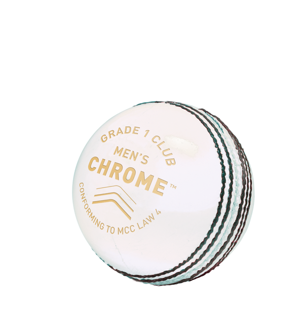 CHROME GRADE 1 CLUB - MENS CRICKET BALL WHITE